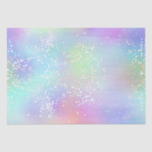 Rainbow Iridescent Foil and Holographic Glitzer