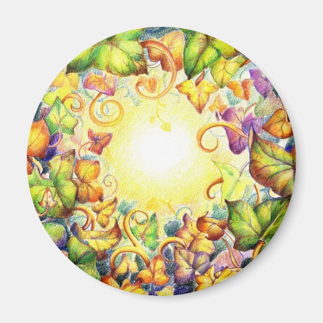 Rainbow Ivy Eye Magnet (Vorne)