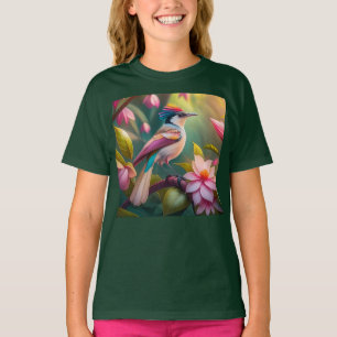 Rainbow-Jay Fantasy Bird T-Shirt