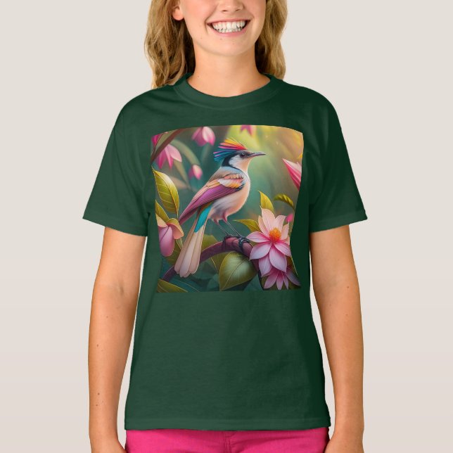 Rainbow-Jay Fantasy Bird T-Shirt (Vorderseite)