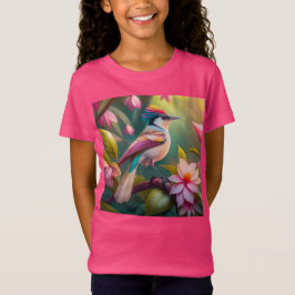 Rainbow-Jay Fantasy Bird T-Shirt