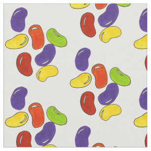 Rainbow Jellybos Jelly Bean Beans Candy Fabric Stoff