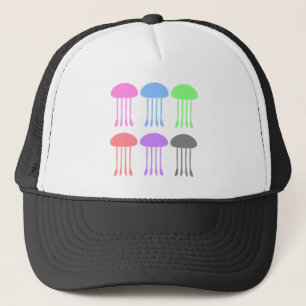 Rainbow Jellyfish on Parade Truckerkappe