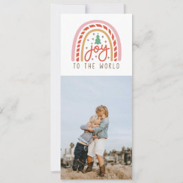 Rainbow Joto the World 4 Foto Weihnachtskarte Karte