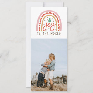 Rainbow Joto the World 4 Foto Weihnachtskarte Karte