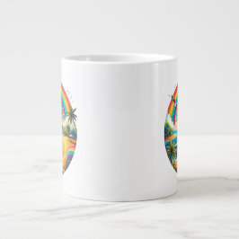 Rainbow Jumbo-Tasse