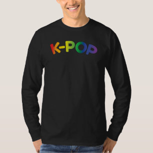 Rainbow K-Pop Ver 1 Langarm T-Shirt