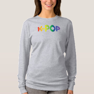 Rainbow K-Pop Ver 2 Langarm T-Shirt