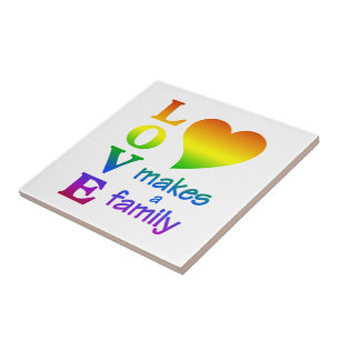 Rainbow-Kachel Fliese