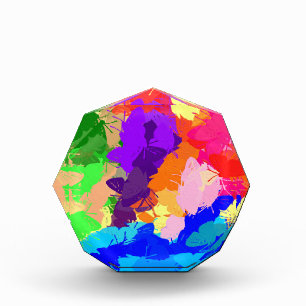 Rainbow Kaleidoscope Butterfliegen Fotoblock