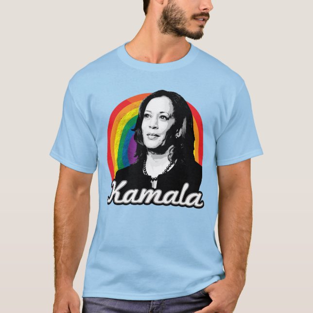 Rainbow Kamala T-Shirt (Vorderseite)