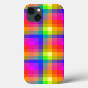 Rainbow Kariert Blocks Pride Bright and Fun Case-Mate iPhone Hülle