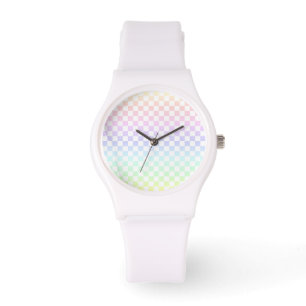 Rainbow-Karo  Armbanduhr