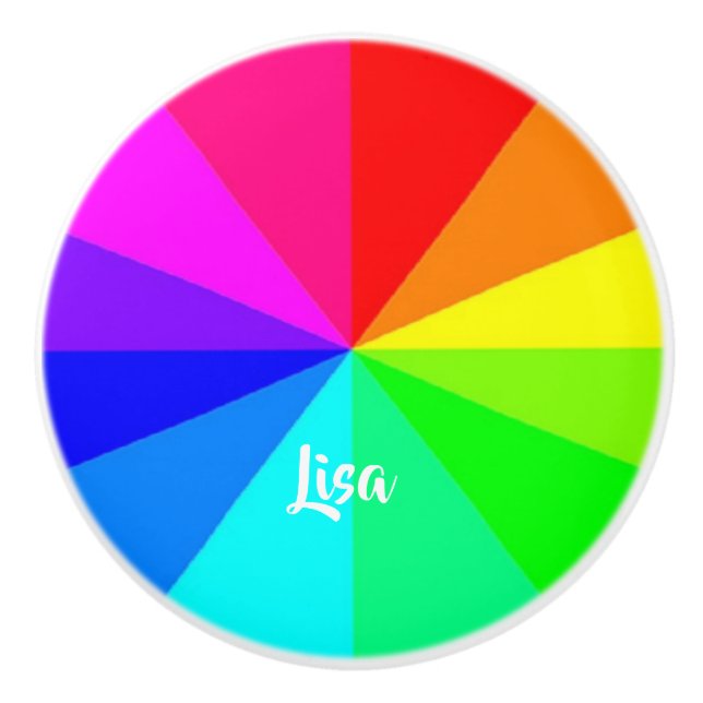 Rainbow Keramikknauf (Vorderseite)