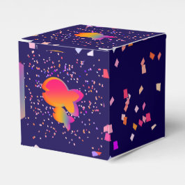 Rainbow Kindergeburtstag Geschenkschachtel