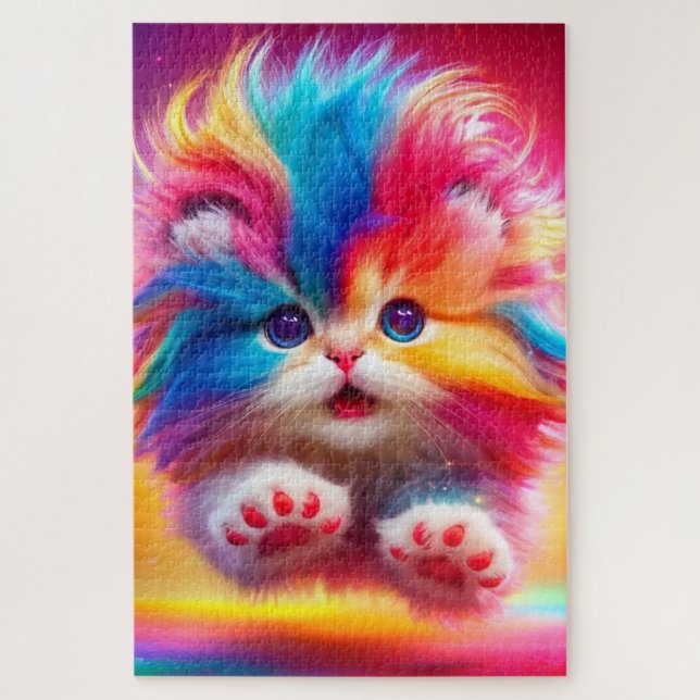 Rainbow Kitten Puzzle (Vertikal)