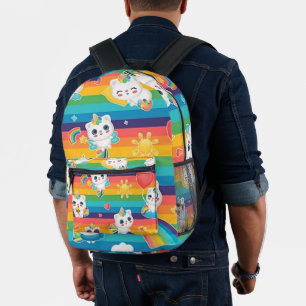 Rainbow Kittens Bedruckter Rucksack