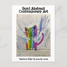 Rainbow Kitty #220101 Postkarte