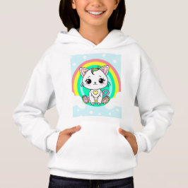 Rainbow-Kitty Hoodie