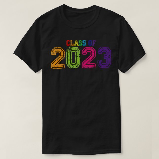 Rainbow-Klasse 2023 T-Shirt (Design vorne)