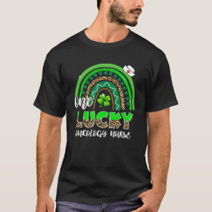 Rainbow Kleeblatt One Lucky Oncology Nurse St Patr T-Shirt