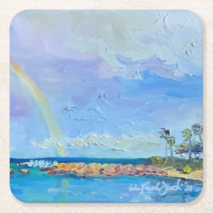 Rainbow Ko’Olina Lagoon 4 Paper Untersetzer