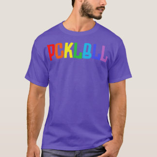 Rainbow-Konsonanten für Pickleball-Gear 2 T-Shirt