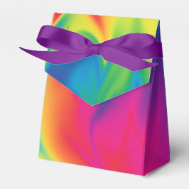 Rainbow Krawatte-Dye Birthday Party Fevor Zelt Box Geschenkschachtel