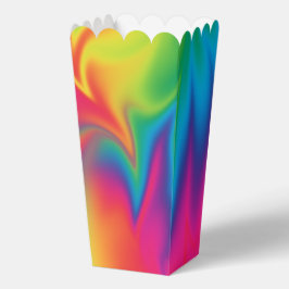 Rainbow Krawatte-Dye Birthday Party Gefallen Popco Geschenkschachtel