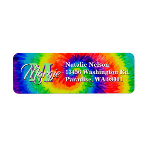 Rainbow-Krawatte-Dye-Swirl