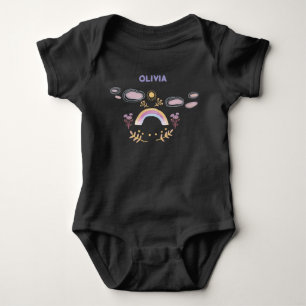 Rainbow kundenspezifisch baby strampler