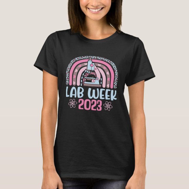 Rainbow Lab Week 2023 Laboratory Tech  Technologis T-Shirt (Vorderseite)