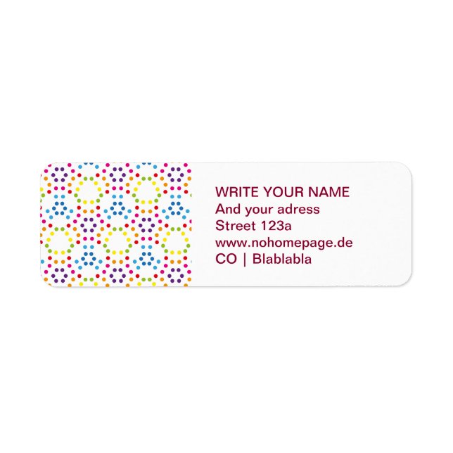 Rainbow Labels (Vorne)