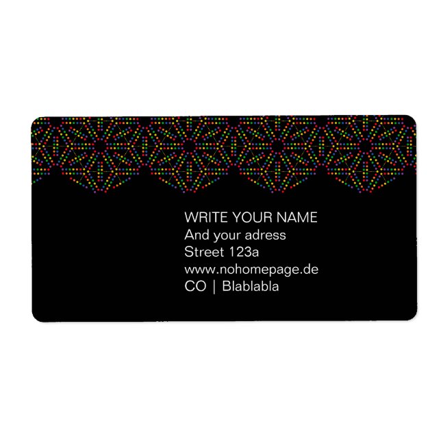 Rainbow Labels (Vorne)