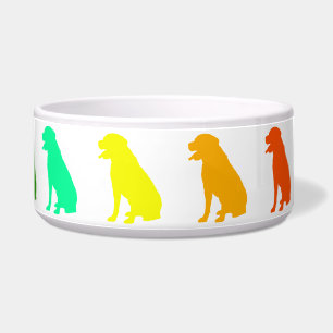 Rainbow Labrador Pet Bowl Napf