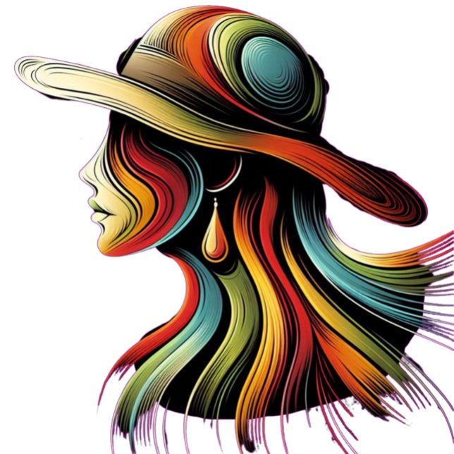 Rainbow Lady T - Shirt Design (Rainbow Goddess )