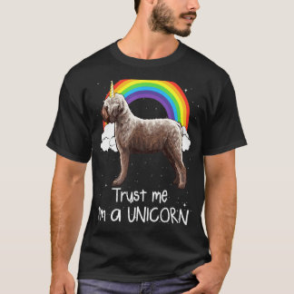 Rainbow Lagotti Romagnoli Vertraut mir Im Einhorn T-Shirt