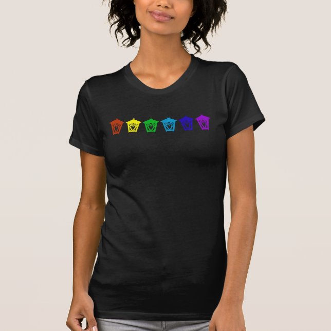 Rainbow Lantern Shirt (Vorderseite)