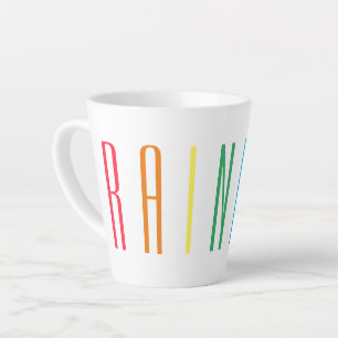 RAINBOW Latte Tasse