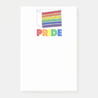 Rainbow Layer Cake Slide LGBT Gay Pride Pfosten
