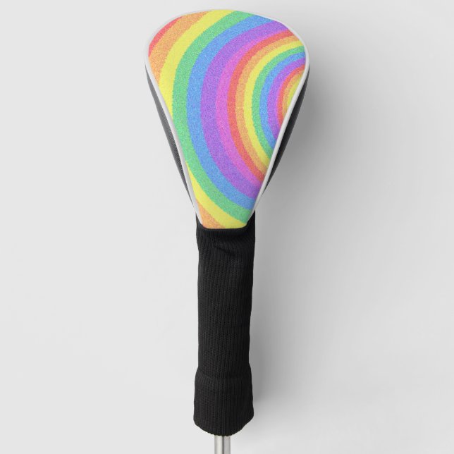 Rainbow LBGTQ Golf Head Cover Design Headcover (Vorderseite)