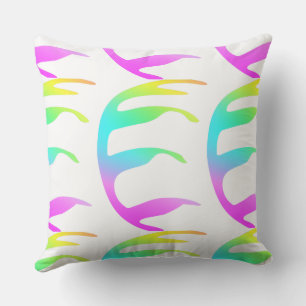 Rainbow Leaf Kissen