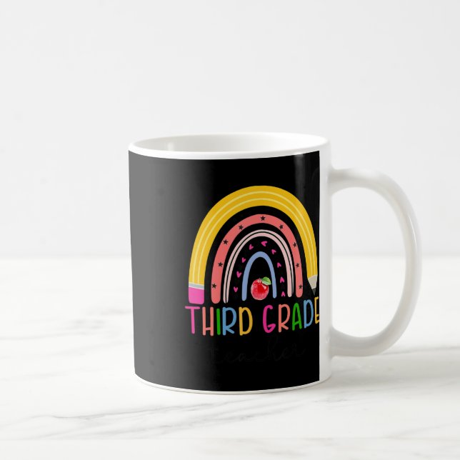 Rainbow-Lehrer der dritten Klasse zurück in die Sc Kaffeetasse (Rechts)