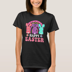 Rainbow Leopard Bunny Rabbit Palm Sonntag Happy Ea T-Shirt