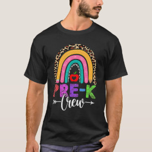 Rainbow-Leopard-Preschool-Lehrer vor der Crew Zurü T-Shirt