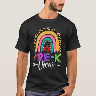 Rainbow-Leopard-Preschool-Lehrer vor der Crew Zurü T-Shirt