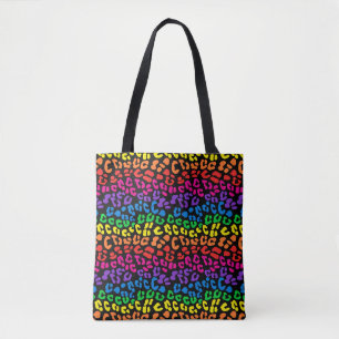 Rainbow Leopard Print