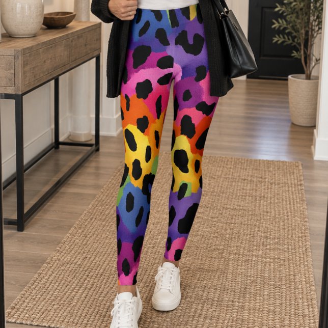 Rainbow Leopard Print Leggings (Von Creator hochgeladen)
