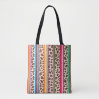 Rainbow Leopard Print Modern Girly Animal Muster