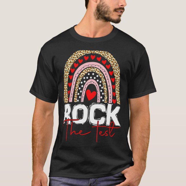 Rainbow-Leopard-Tes an den Testtagen T-Shirt (Vorderseite)